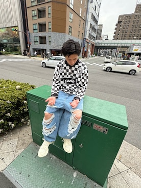 「LHPOSAKA」｜Ryunosuke Ikedaさん（メンズ・173cm）の春コーディネート
