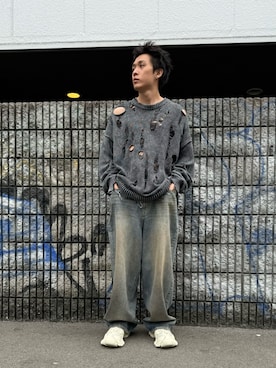 「LHPOSAKA」｜Ryunosuke Ikedaさん（メンズ・173cm）の秋コーディネート
