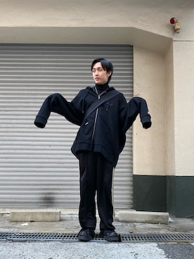 「LHPOSAKA」｜Ryunosuke Ikedaさん（メンズ・173cm）の冬コーディネート