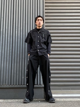 「LHPOSAKA」｜Ryunosuke Ikedaさん（メンズ・173cm）の冬コーディネート