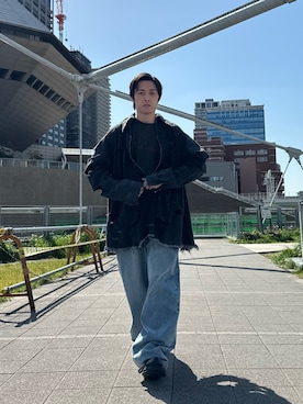 「LHPOSAKA」｜Ryunosuke Ikedaさん（メンズ・173cm）の冬コーディネート