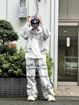 「DANKE SCHON（ダンケシェーン）のアイテム（デニムジャケット）」を使った、Ryunosuke Ikedaさん（メンズ・173cm）の秋コーディネート