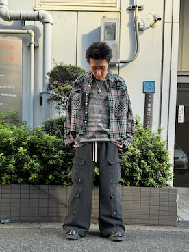 「LHPOSAKA」｜Ryunosuke Ikedaさん（メンズ・173cm）の秋コーディネート
