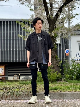 「LHPOSAKA」｜Ryunosuke Ikedaさん（メンズ・173cm）の春コーディネート