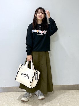 レイナさん（レディース・154cm）の冬コーディネート