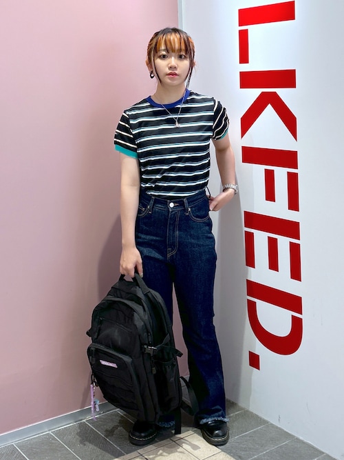 MILKFED. tシャツ MULTI STRIPED TOP レディース : ZOZOTOWN