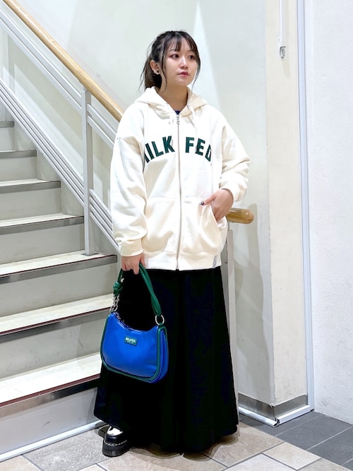 【新品】ミルクフェド バックロゴ入りペインターパンツ MILKFED. OFFICIAL SITE （ミルクフェド オフィシャルサイト）