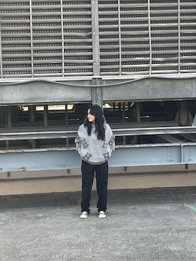 「HUF（ハフ）のアイテム」を使った、iimloyさん（レディース・154cm）の秋コーディネート