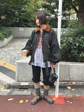 「アイテム（その他シューズ）」を使った、oairidaoさん（レディース・166cm・20代）の秋コーディネート