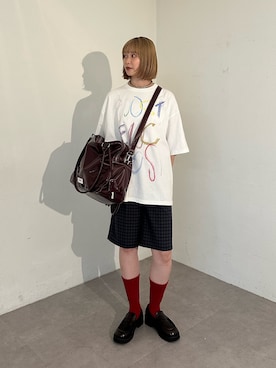 「CIAOPANIC（チャオパニック）のアイテム」を使った、oairidaoさん（レディース・166cm）の夏コーディネート