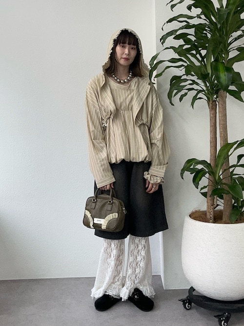 レースフレアレイヤードフリルパンツ（その他パンツ