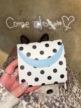 「GRAIN（グレイン）の【GRAIN/グレイン】二つ折りバイカラーウォレット（財布、ホワイト系）」を使った、oairidaoさん（レディース・166cm）の春コーディネート