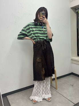 「アイテム（パンツ）」を使った、oairidaoさん（レディース・166cm・20代）の夏コーディネート