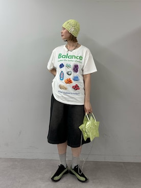 「HELLO.SANFRANCISCO（ハローサンフランシスコ）のアイテム」を使った、oairidaoさん（レディース・166cm）の夏コーディネート