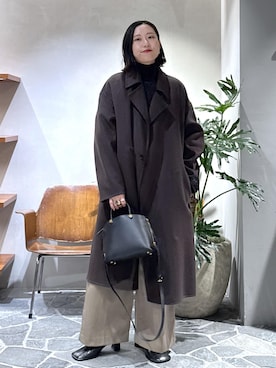 「アイテム（ハンドバッグ）」を使った、KUBOTAさん（レディース・159cm・30代）の冬コーディネート