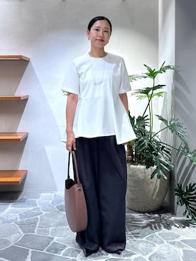 「アイテム（パンプス）」を使った、KUBOTAさん（レディース・159cm・30代）の夏コーディネート