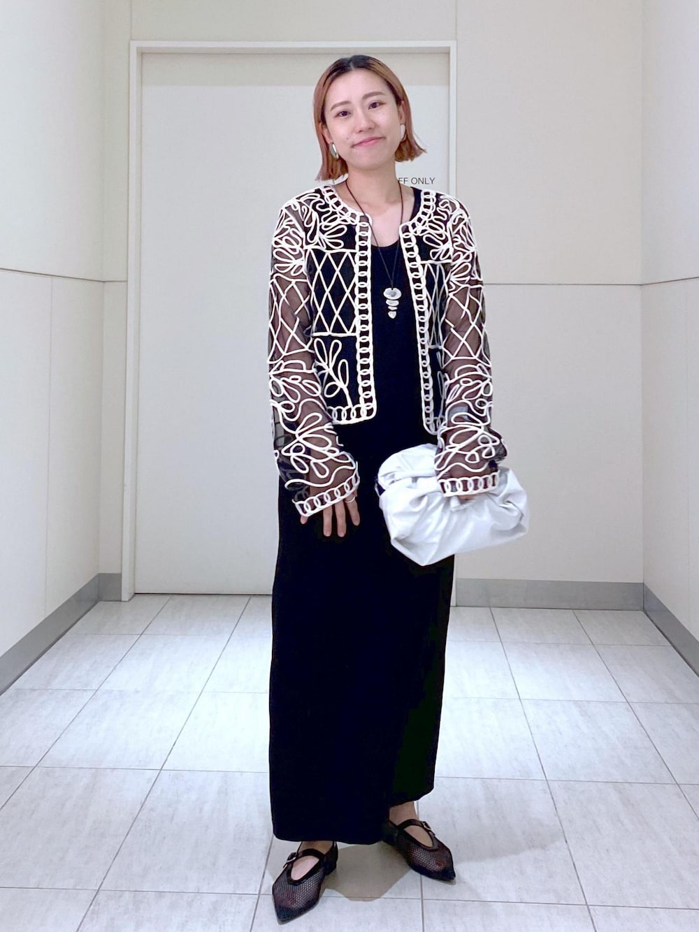 アルベロベロ 水道の蛇口刺繍カーディガン