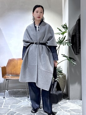 KUBOTAさん（レディース・159cm）の冬コーディネート