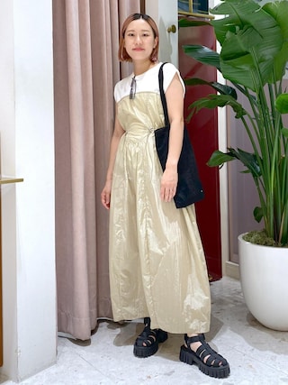 ADAM ET ROPE' FEMME ベアレイヤードワンピース　アダムエロペ ADAM ET ROPÉ FEMME(アダム エ ロペ ファム) / 【サステナブル・洗える