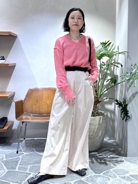 KUBOTAさん（レディース・159cm）の春コーディネート