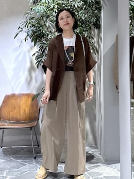 KUBOTAさん（レディース・159cm）の春コーディネート