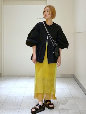 「BIGOTRE」｜KUBOTAさん（レディース・159cm）の春コーディネート