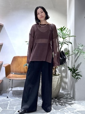 KUBOTAさん（レディース・159cm）の春コーディネート