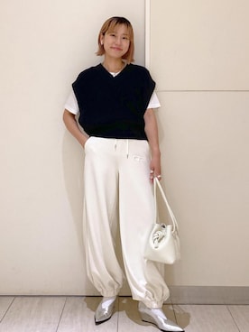 「ハイ」｜KUBOTAさん（レディース・159cm）の夏コーディネート