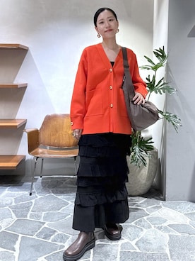「25aw冬の新作」｜KUBOTAさん（レディース・159cm）の冬コーディネート