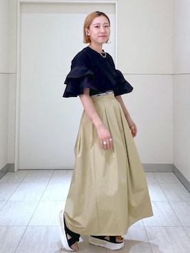 「チノ」｜KUBOTAさん（レディース・159cm）の春コーディネート