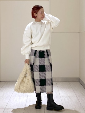 「ハイ」｜KUBOTAさん（レディース・159cm）の秋コーディネート