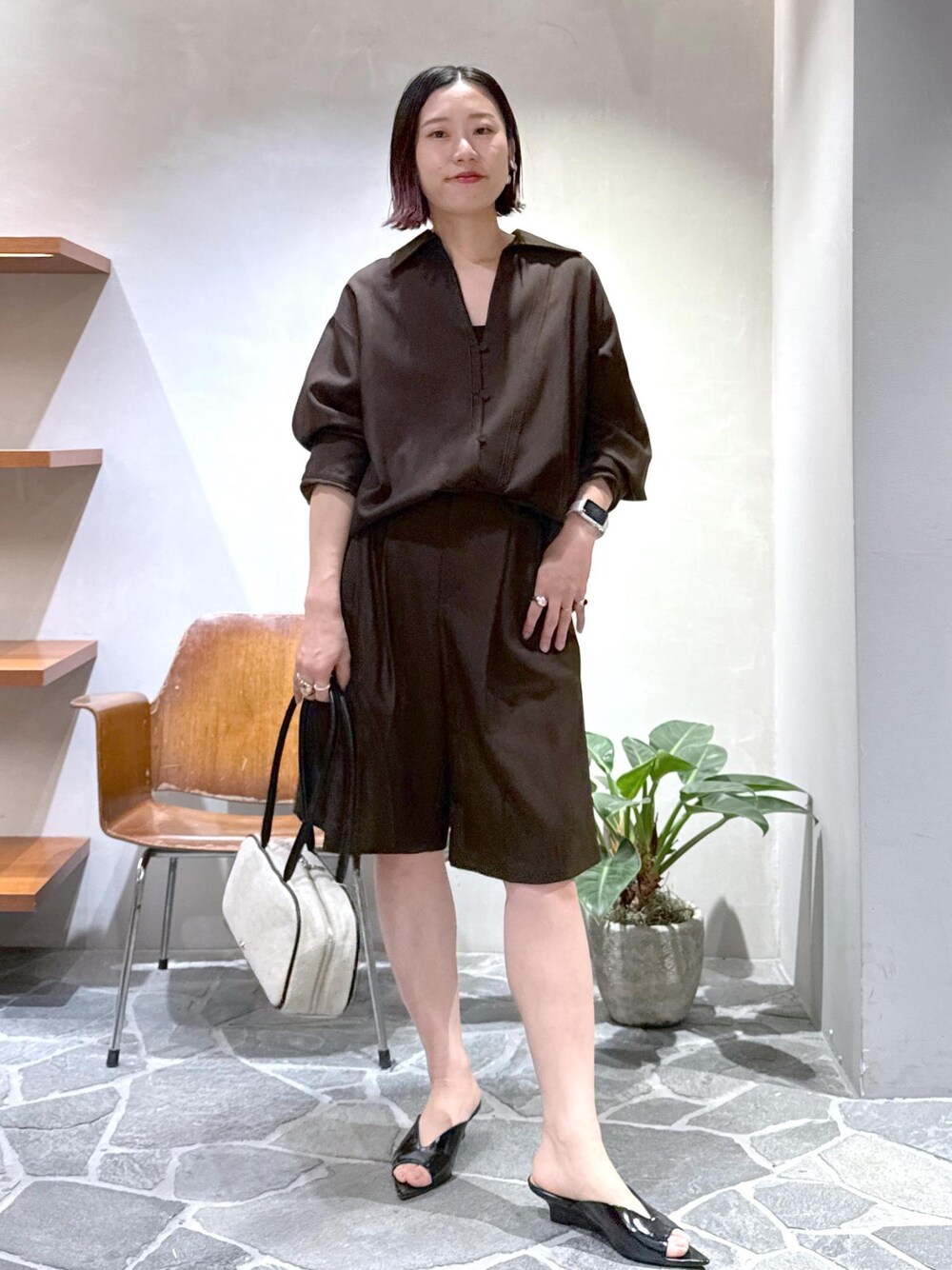 サステナブル】オックスハーフパンツを使った人気ファッション