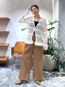 「アイテム（キャミソール）」を使った、KUBOTAさん（レディース・159cm・30代）の夏コーディネート