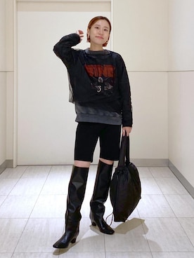KUBOTAさん（レディース・159cm）の冬コーディネート