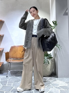 「25aw冬の新作」｜KUBOTAさん（レディース・159cm）の冬コーディネート