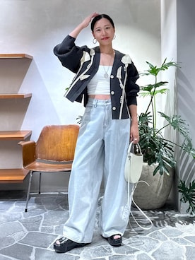 「アイテム（サンダル）」を使った、KUBOTAさん（レディース・159cm・30代）の夏コーディネート