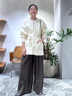 「アイテム（ブーツ）」を使った、KUBOTAさん（レディース・159cm・30代）の秋コーディネート