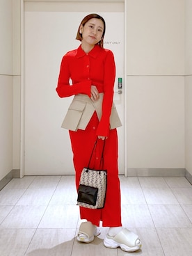 「アダムエロペ」｜KUBOTAさん（レディース・159cm）の冬コーディネート