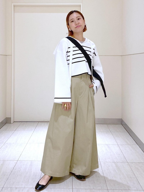 ★*i様 【ADAM ET ROPE' 】ワイドチノパンツ ADAM ET ROPE' チノパン 「WEB限定」2タック ワイドルーズ