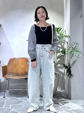 KUBOTAさん（レディース・159cm）の春コーディネート