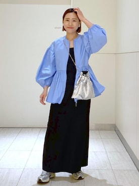 「アイテム（ワンピース/ドレス）」を使った、KUBOTAさん（レディース・159cm・30代）の春コーディネート