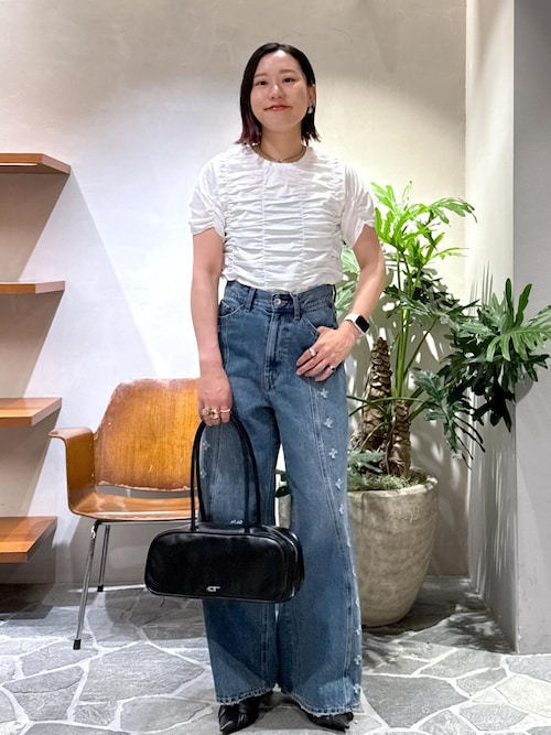 ADAM ET ROPE' イノセンスフラワーデニム ADAM ET ROPE'｜イノセンスフラワーデニム | Rakuten Fashion