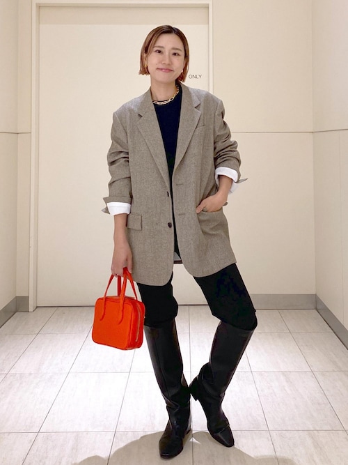 セール】【公式サイト限定】ADMERPヘリンボンオーバージャケット