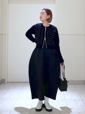 「アイテム（ワンピース/ドレス）」を使った、KUBOTAさん（レディース・159cm・30代）の春コーディネート