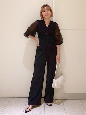 KUBOTAさん（レディース・159cm）の夏コーディネート