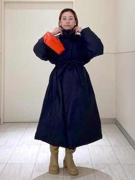 KUBOTAさん（レディース・159cm）の冬コーディネート
