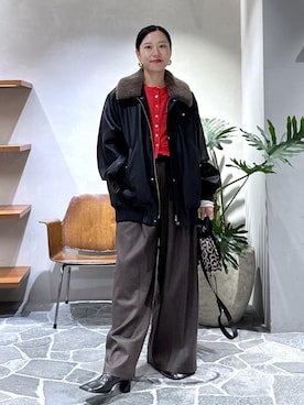 「アイテム（ブーツ）」を使った、KUBOTAさん（レディース・159cm・30代）の秋コーディネート