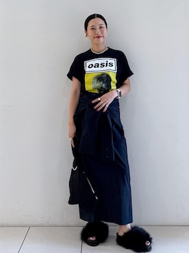「フェスコーデ」｜「アイテム（サンダル）」を使った、KUBOTAさん（レディース・159cm）の夏コーディネート