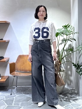 KUBOTAさん（レディース・159cm）の春コーディネート