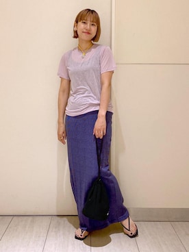 「Baserange」｜KUBOTAさん（レディース・159cm）の夏コーディネート